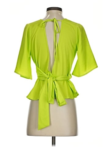 JOA Short Sleeve Blouse (view 2)