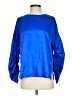 Tibi 100% Silk Blue 3/4 Sleeve T-Shirt Size S - photo 1