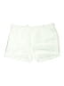 Caslon 100% Linen Solid White Shorts Size XL - photo 1
