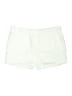 Caslon 100% Linen Solid White Shorts Size XL - photo 2