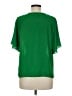 CeCe 100% Polyester Green Short Sleeve Blouse Size M - photo 2