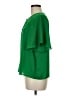 CeCe 100% Polyester Green Short Sleeve Blouse Size M - photo 5