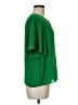 CeCe 100% Polyester Green Short Sleeve Blouse Size M - photo 4
