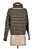 Sweewe Stripes Gold Turtleneck Sweater Size S - photo 1