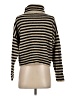 Sweewe Stripes Gold Turtleneck Sweater Size S - photo 2