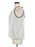 Ann Taylor LOFT Silver Sleeveless Blouse Size M - photo 5
