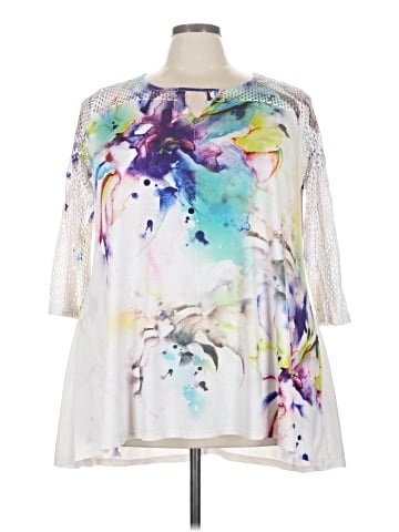 Avenue 3/4 Sleeve Blouse (view 1)