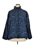 Athleta 100% Polyester Paisley Blue Windbreaker Size 2X - photo 1