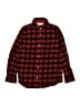 Lands' End 100% Cotton Plaid Red Long Sleeve Button-Down Shirt Size 14 - photo 1