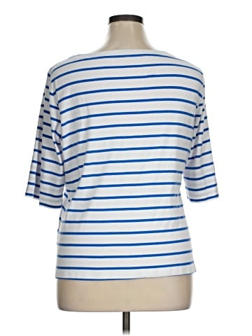 Christopher & Banks 3/4 Sleeve T-Shirt (view 2)
