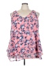 Lane Bryant 100% Polyester Pink Sleeveless Blouse Size 26 - photo 1