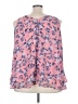 Lane Bryant 100% Polyester Pink Sleeveless Blouse Size 26 - photo 2