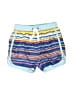 Hanna Andersson 100% Polyester Stripes Blue Board Shorts Size 80 cm / US 12-18 MO - photo 1