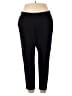 Purejill Solid Black Active Pants Size L - photo 1