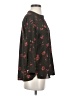 Alice Blue Floral Gray 3/4 Sleeve Blouse Size S - photo 4