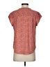 Fun2Fun 100% Polyester Polka Dots Red Short Sleeve Blouse Size S (petite) - photo 2
