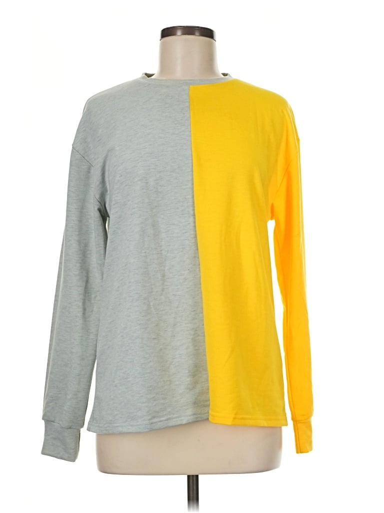 Pre-owned Assorted Brands Sweatshirt In Yellow