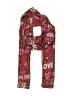 Unbranded Burgundy Brown Scarf One size - photo 1