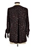 West Kei 100% Polyester Brown 3/4 Sleeve Blouse Size L - photo 2
