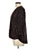 West Kei 100% Polyester Brown 3/4 Sleeve Blouse Size L - photo 5
