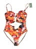EOMENIE Print Orange One Piece Swimsuit Size L - photo 1