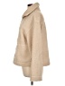 H&M 100% Polyester Solid Tan Coat Size L - photo 5