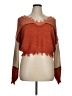 rue21 100% Acrylic Color Block Orange Pullover Sweater Size XL - photo 1