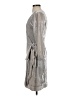 J.Crew Metallic Silver Gray Cocktail Dress Size 4 - photo 5