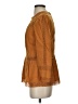 Point Sur 100% Viscose Brown 3/4 Sleeve Blouse Size 0 - photo 5