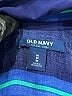 Old Navy 100% Rayon Stripes Blue 3/4 Sleeve Button-Down Shirt Size M - photo 7