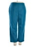 Alfred Dunner Solid Blue Casual Pants Size 22 - photo 1