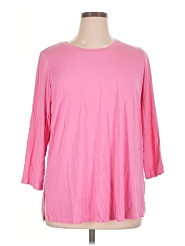 Susan Graver 3/4 Sleeve T-Shirt (view 1)