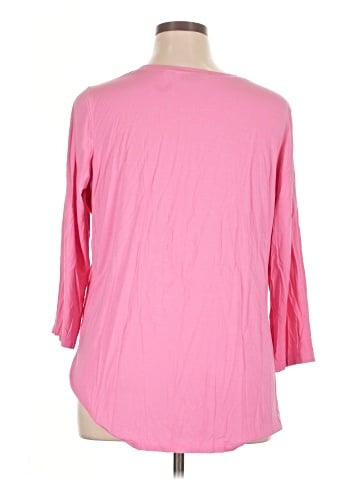 Susan Graver 3/4 Sleeve T-Shirt (view 2)
