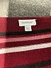 Avenue 100% Acrylic Stripes Burgundy Pullover Sweater Size 18 Plus - photo 7