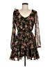 Trixxi 100% Polyester Floral Black Cocktail Dress Size M - photo 1