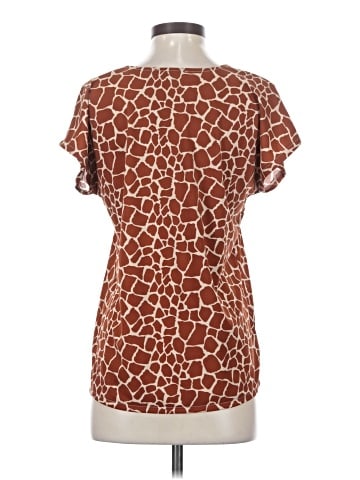 Ann Taylor Factory Short Sleeve Blouse (view 2)
