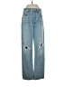 AGOLDE 100% Cotton Hearts Blue Jeans Size 24 waist - photo 1