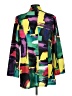 Shein Print Purple Yellow Blazer Size L - photo 2