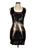 Cameo Metallic Black Cocktail Dress Size L - photo 1