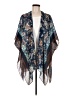 Assorted Brands 100% Polyester Blue Kimono One size - photo 1
