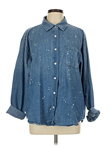 Seven7 Long Sleeve Button-Down Shirt (view 1)