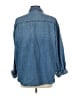 Seven7 Stars Blue Long Sleeve Button-Down Shirt Size L - photo 2