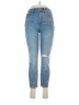 Gap Hearts Blue Jeans Size 8 (petite) - photo 1