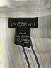 Lane Bryant Stripes Ivory Long Sleeve Button-Down Shirt Size 22 - 24 Plus - photo 7