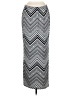 Susan Graver Chevron-herringbone Silver Formal Skirt Size S - photo 1