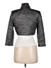 Jessica H Metallic Gray Jacket Size 6 - photo 2