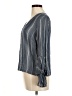 Ella Moss Gray Long Sleeve Blouse Size M - photo 5