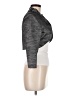Jessica H Metallic Gray Jacket Size 6 - photo 4