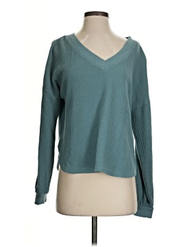 Madewell Waffle Knit V-Neck Long-Sleeve Sweater (view 1)