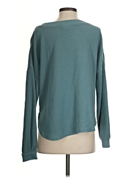 Madewell Waffle Knit V-Neck Long-Sleeve Sweater (view 2)